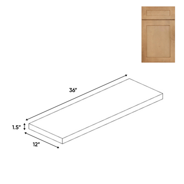 Liberty Shaker Karamel - Wall Shelf - 36