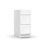 White Shaker - Base Cabinet - RTA - 15 in W x 34.5 in H x 24 in D