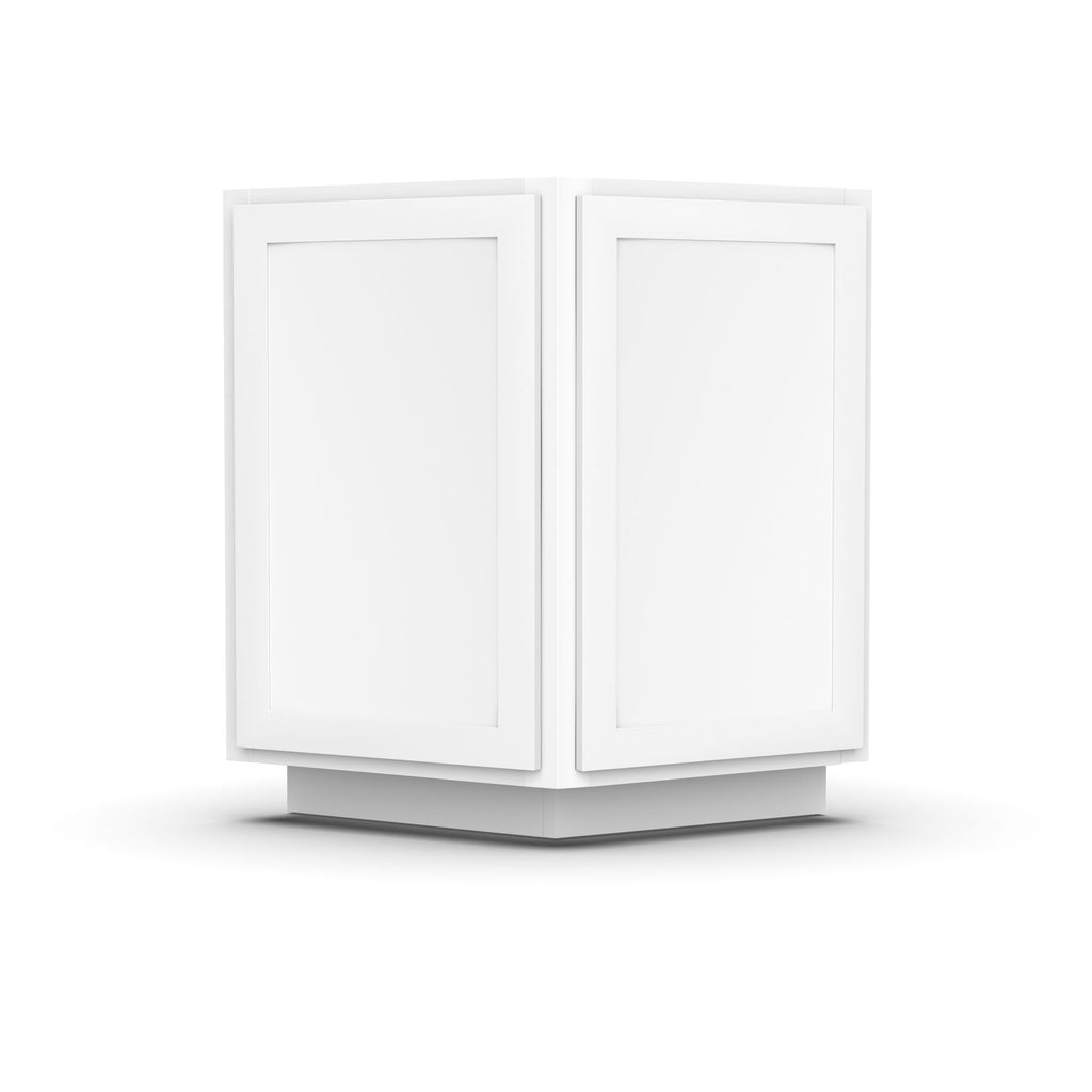 Liberty Shaker White - Base Angle End Cabinets - 24