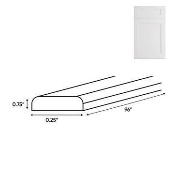 Liberty Shaker White - Batten Molding - 96