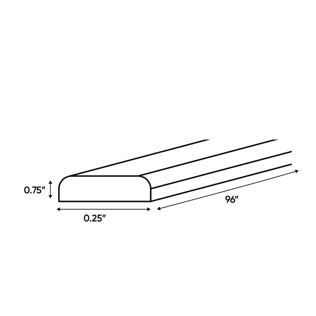 Arlington Oatmeal - Batten Molding - 0.25 Inch Trims Accessories - .25