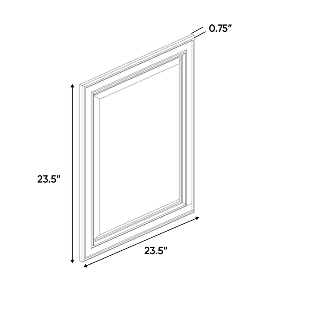 Essence Cemento - 23.5 Inch Decorative End Panel Doors Accessories - 23.5