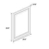 Liberty Shaker White - 23.5 Inch Decorative End Panel Doors Accessories - 23.5" Width x 30" Height x 0.75" Depth