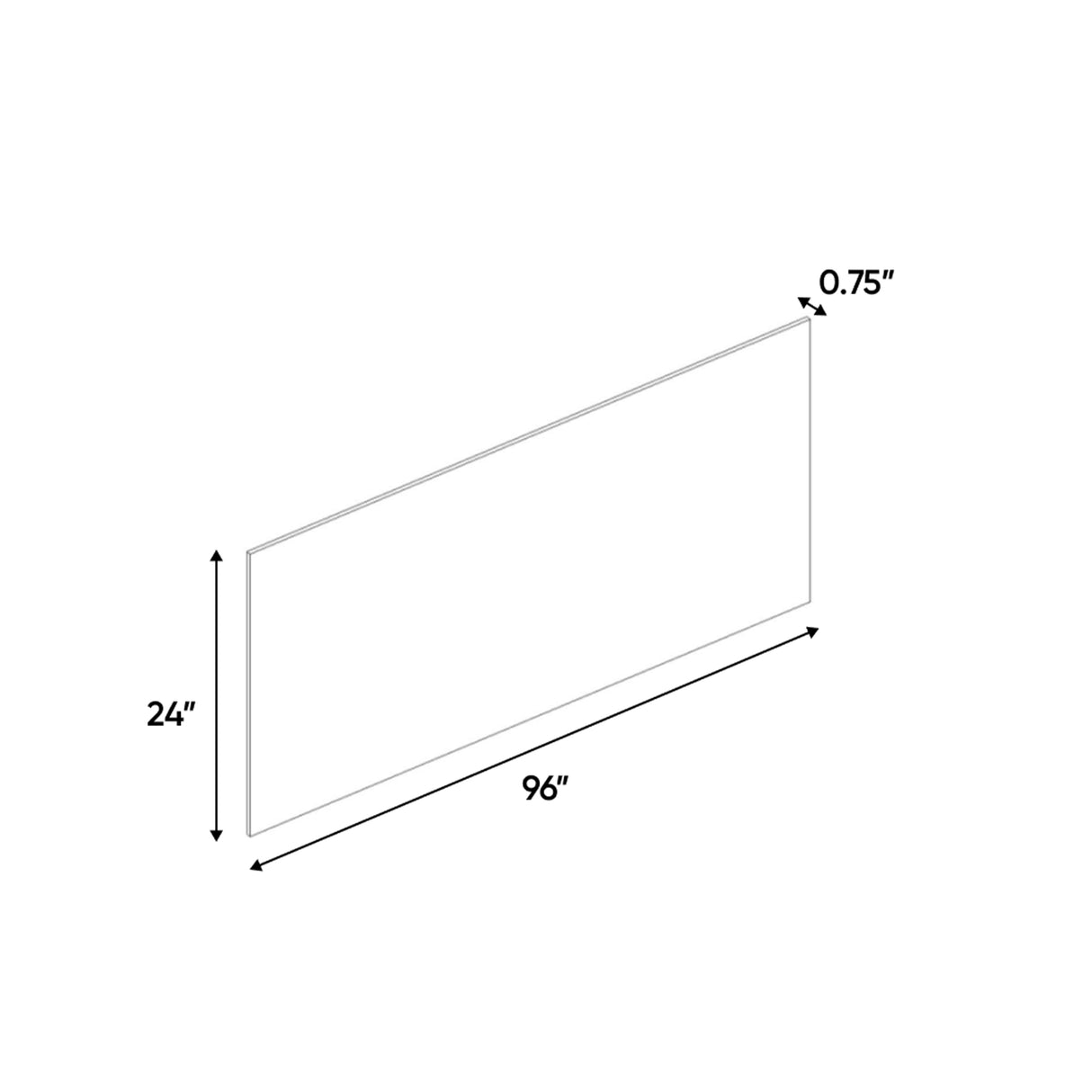Liberty Shaker Blue - 48 Inch Plywood Panels Accessories - 48" Width x 96" Height x .25" Depth