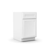 Shaker White - Drawer Base Cabinets - 18 in W x 34.5 in H x 24 in D