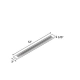 Windsor Ashen - 3 Inch Flutted Wall Fillers Accessories - 3" Width x 42" Height x .75" Depth