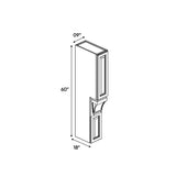 Arlington Oatmeal - 9 Inch Hood Spice Racks Accessories - 09" Width x 60" Height x 18" Depth