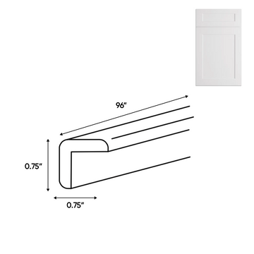 Liberty Shaker White - Trims - 96