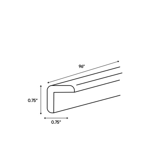 Slim Shaker Karamel - 0.75 Inch Trims Accessories - .75