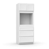Liberty Shaker White Single Oven Cabinet - 33"W x 84"H x 24"D - LSW-OCS338424-3