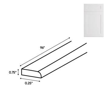 Liberty shaker white scribe moulding - 96