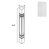 RTA - Liberty Shaker White - Structural - 3"W x 34.5"H x 3"D