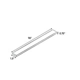 RTA - Sonoma White - Tall Fillers - 1.5"W x 96"H x 0.75"D