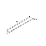 RTA - Windsor Ashen - Tall Fillers - 1.5"W x 96"H x 0.75"D