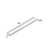 Belmont Grey - 3 Inch Wall Fillers Accessories - 3" Width x 96" Height x .75" Depth