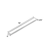 Belmont Grey - 6 Inch Wall Fillers Accessories - 6" Width x 96" Height x .75" Depth
