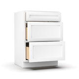 Liberty Shaker White - Vanity Drawer Base Cabinets