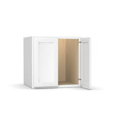 Liberty Shaker White - Vanity Sink Base Cabinets - 24"W x 22.75"H x 21"D