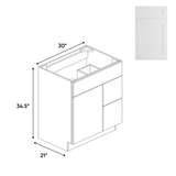 Liberty Shaker White - Vanity Sink Drawer Base Cabinets