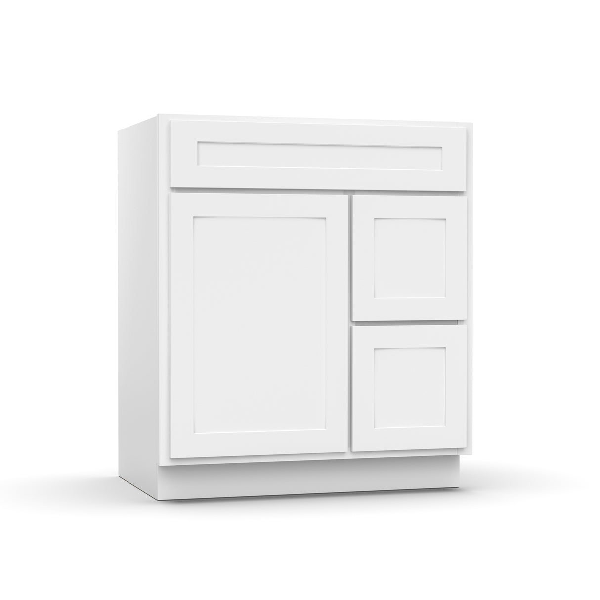 Liberty Shaker White - Vanity Sink Drawer Base Cabinets