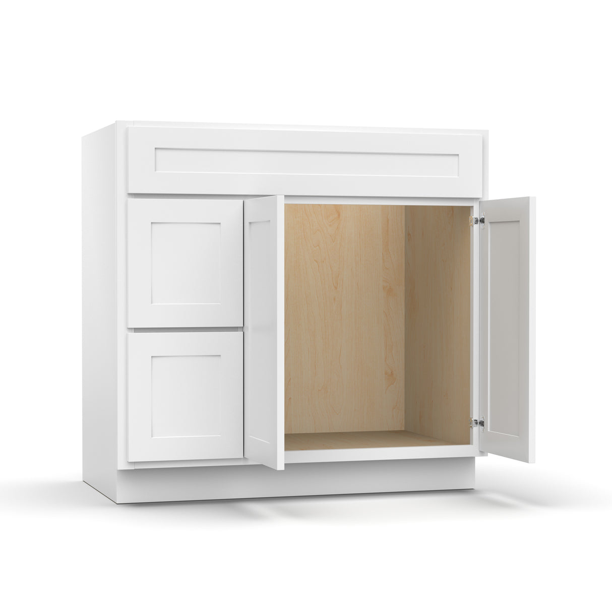 Liberty Shaker White - Vanity Sink Drawer Base Cabinets