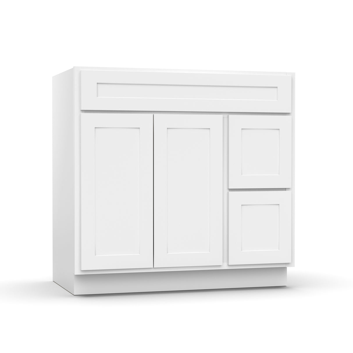 Liberty Shaker White - Vanity Sink Drawer Base Cabinets