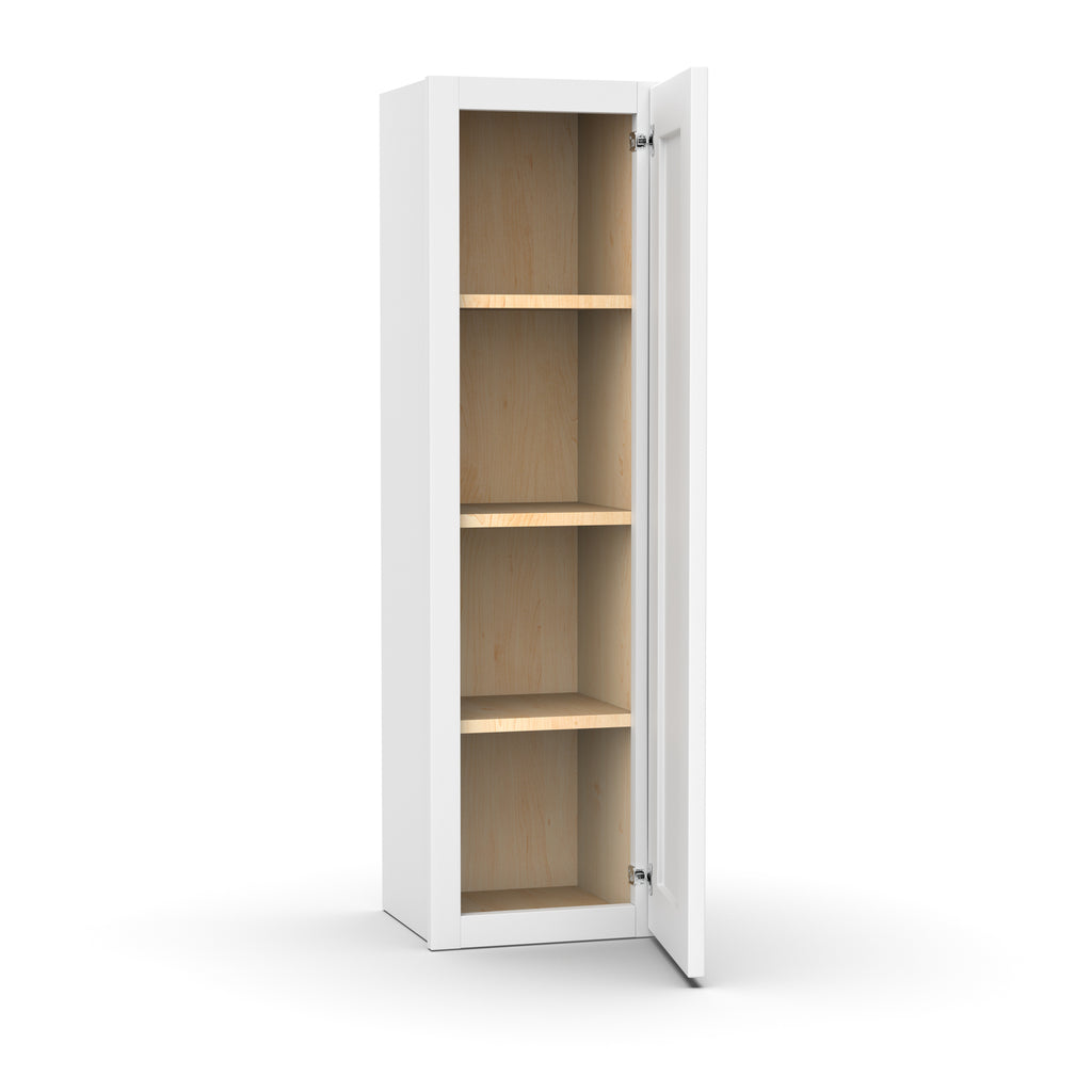 Liberty Shaker White - Single Door Wall Cabinet - 12