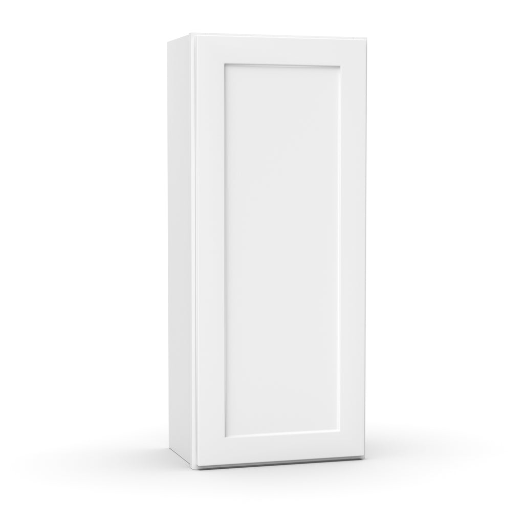 White Single - Door Wall Cabinet - 18
