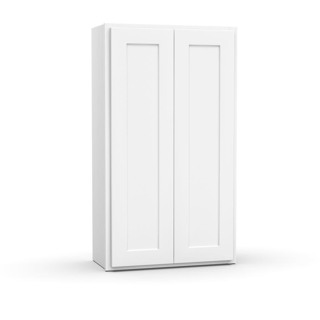 Liberty Shaker White Double Door Kitchen Wall Cabinet - 24