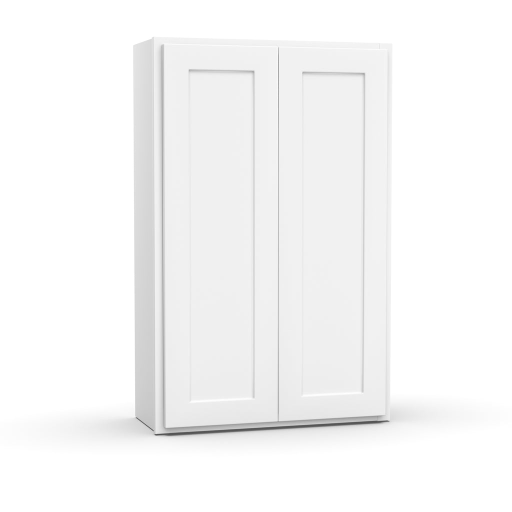 Liberty Shaker White Double Door Kitchen Wall Cabinet - 27