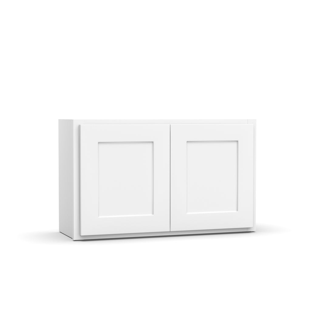 Double Door - Liberty Shaker White - Wall Cabinets - 18