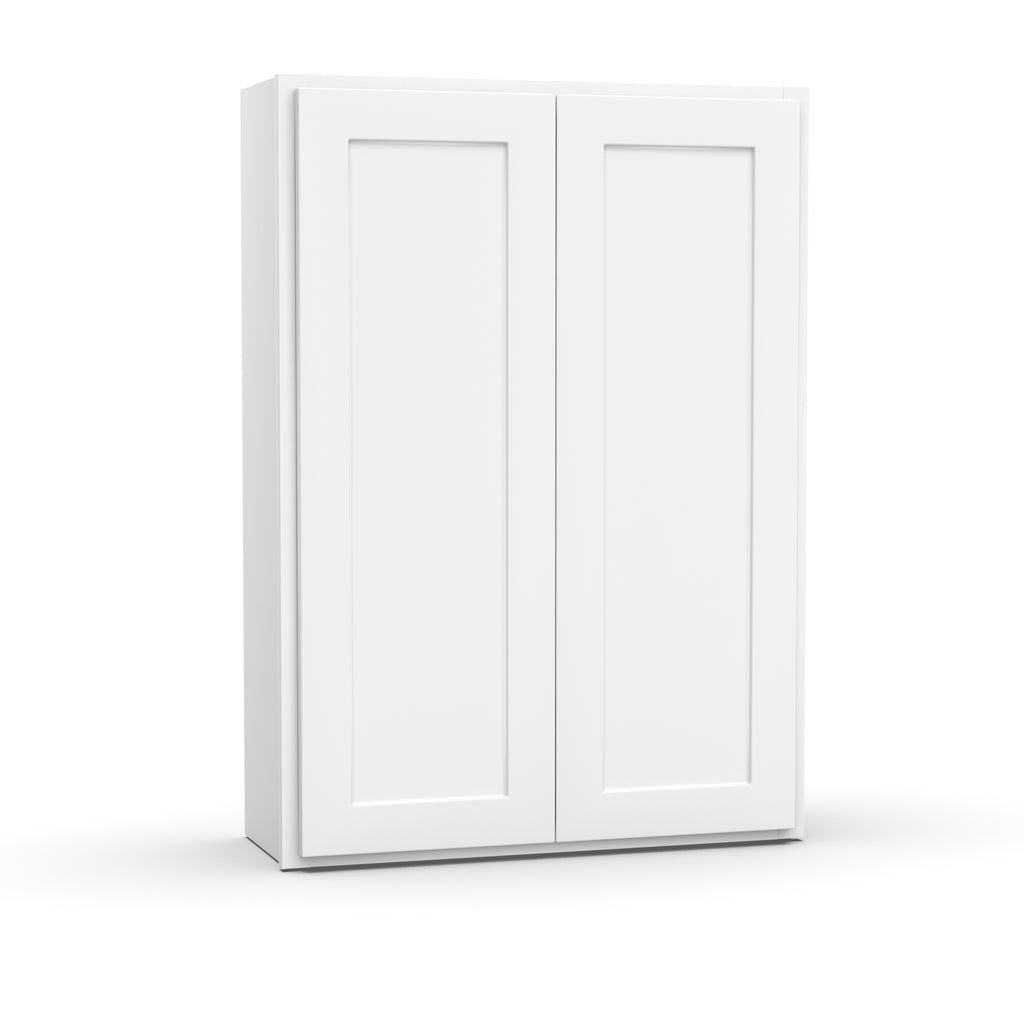 Liberty Shaker White Double Door Kitchen Wall Cabinet - 42
