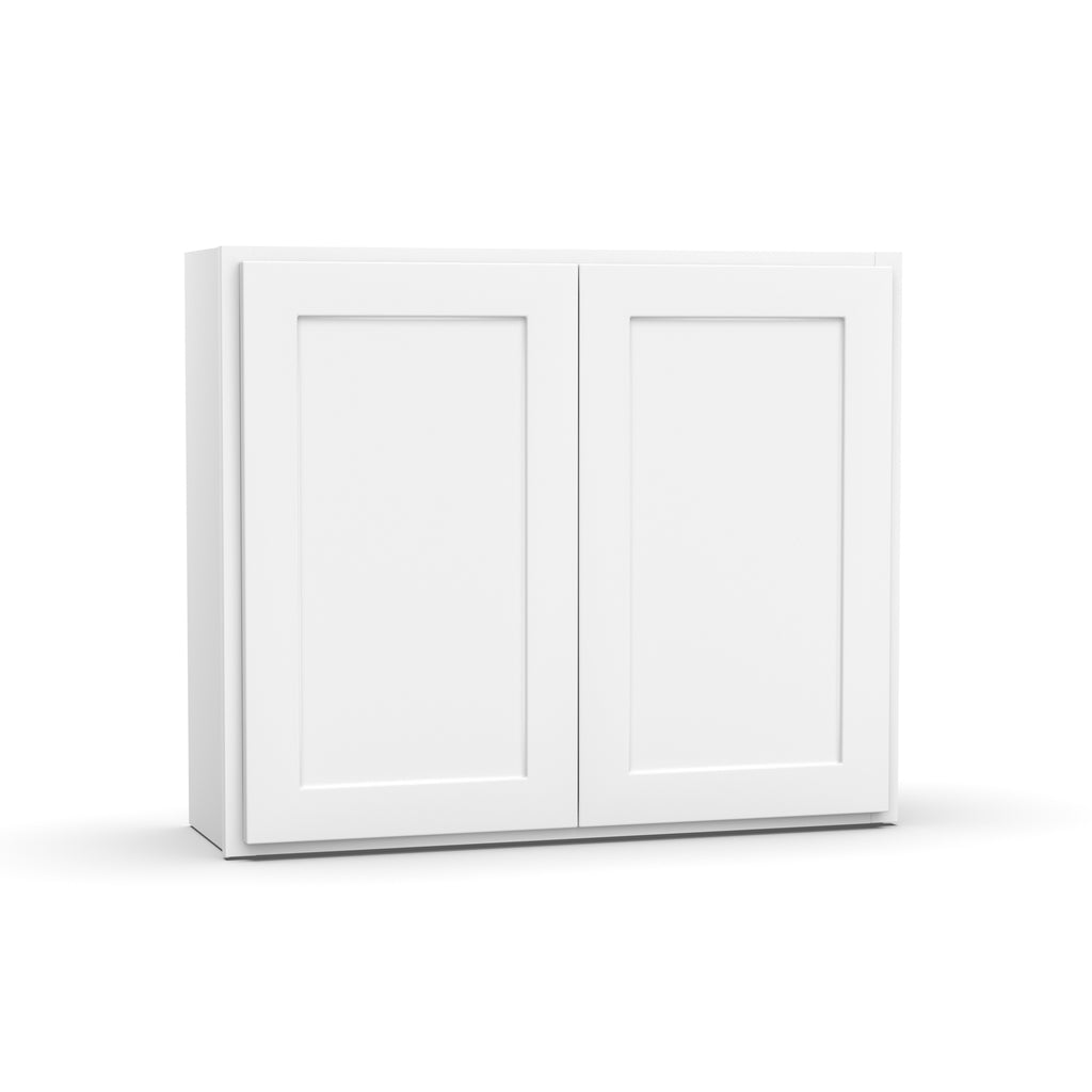 Liberty Shaker White Double Door Kitchen Wall Cabinet - 30