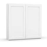 Double Door - Liberty Shaker White - Wall Cabinets - 42"H x 42"W x 12"D