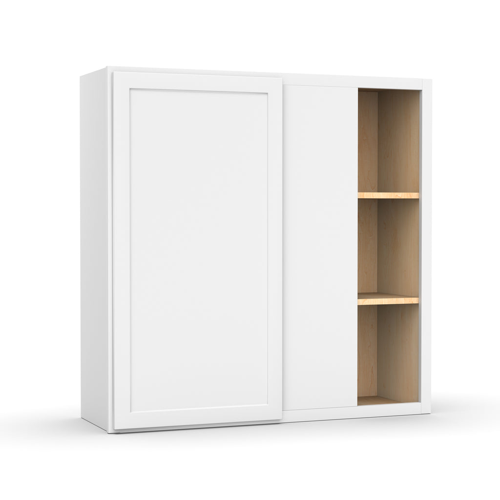 Liberty Shaker White Blind - Wall Corner Cabinet - 36
