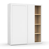 RTA - White Blind - Wall Corner Cabinets - 42"H x 36"W x 12"D