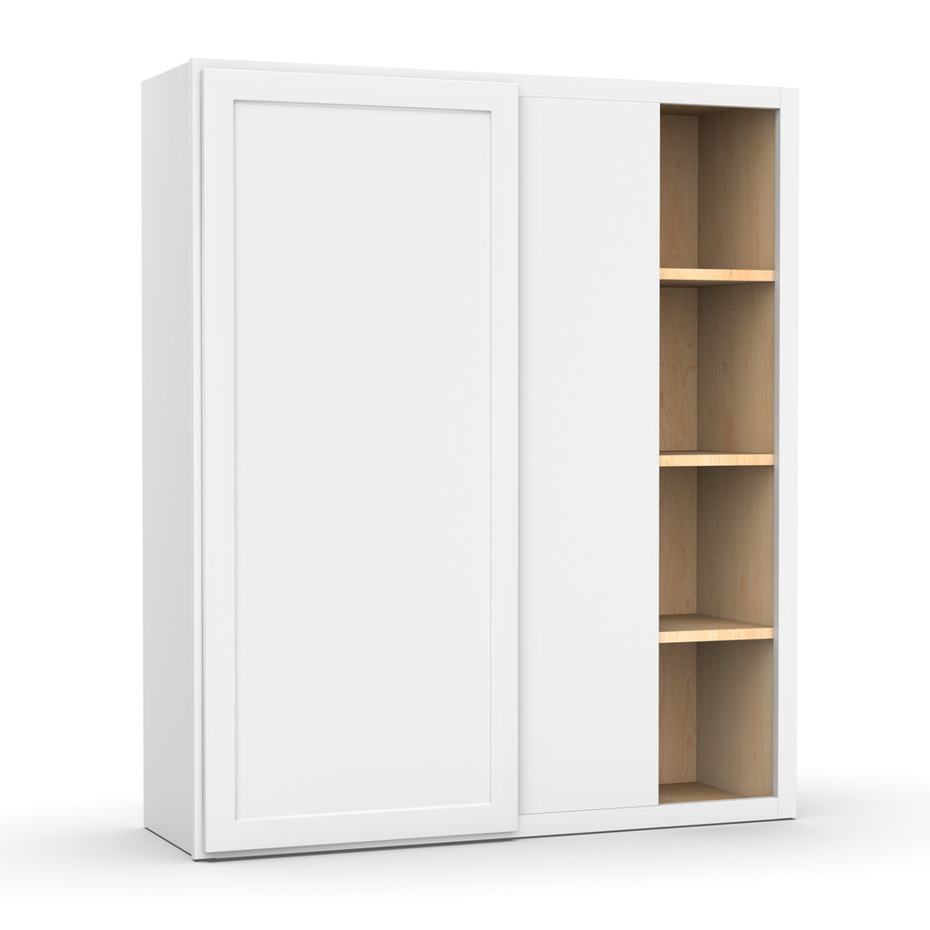 Liberty Shaker White Blind - Wall Corner Cabinet - 42