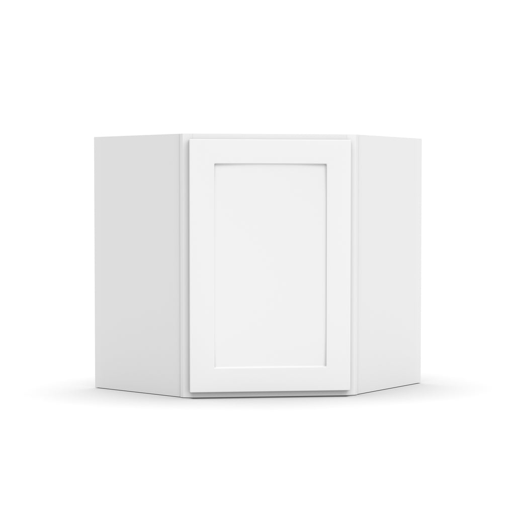 Liberty Shaker White Diagonal Corner Wall Cabinet - 18G