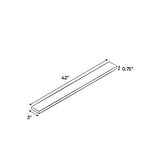 Portland Chestnut - 3 Inch Wall Fillers Accessories - 3" Width x 42" Height x .75" Depth