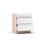 Liberty Shaker White - 30 Inch Three Drawer Base Cabinet - 30" Width x 34.5" Height x 24" Depth