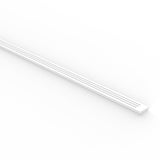 Liberty Shaker White - 3 Inch Flutted Wall Fillers Accessories - 3" Width x 96" Height x .75" Depth