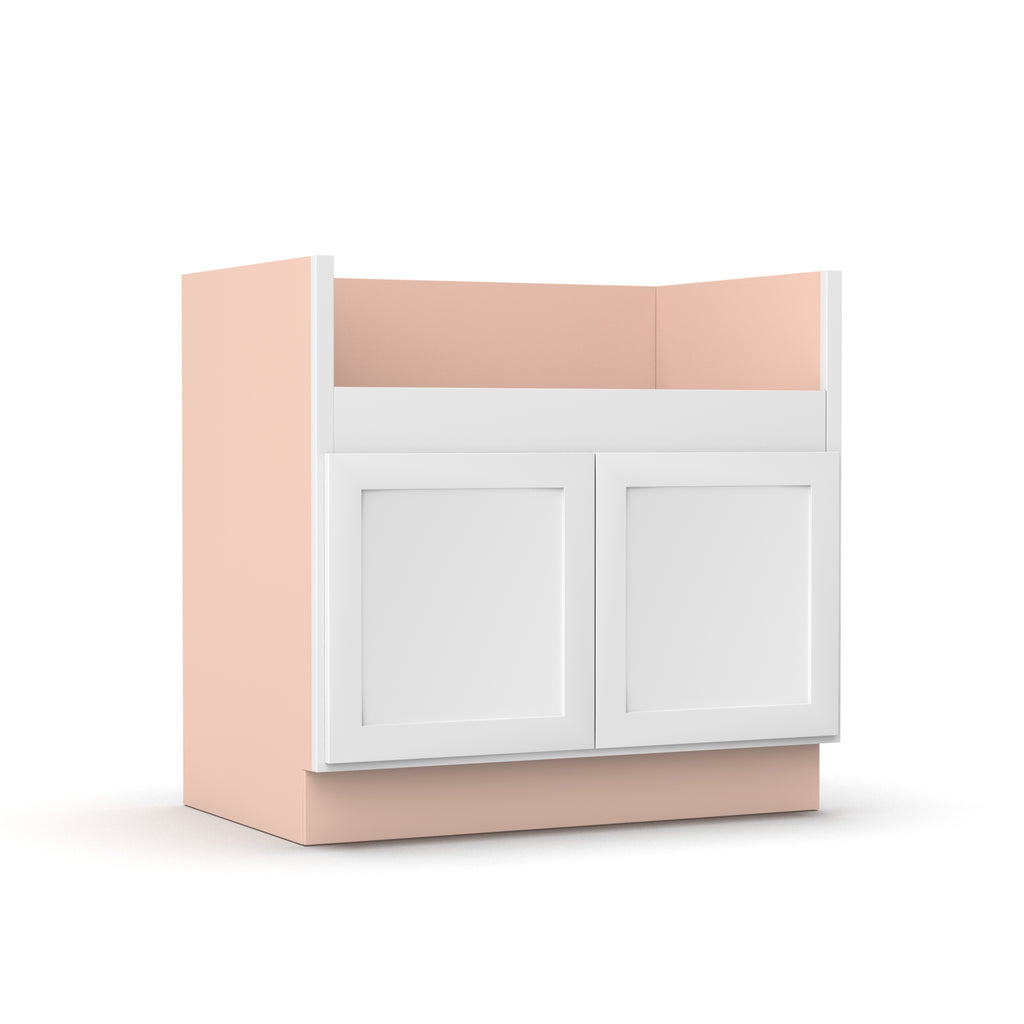 Liberty Shaker White - 36 Inch Farm Sink Base Cabinet - 36
