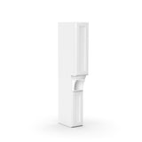 Liberty Shaker White - 9 Inch Hood Spice Racks Accessories - 09" Width x 60" Height x 18" Depth