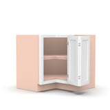 Liberty Shaker White - 33 Inch Lazy Susan Base Cabinet - 33" Width x 34.5" Height x 24" Depth