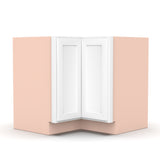 Liberty Shaker White - 36 Inch Lazy Susan Base Cabinet - 36" Width x 34.5" Height x 24" Depth