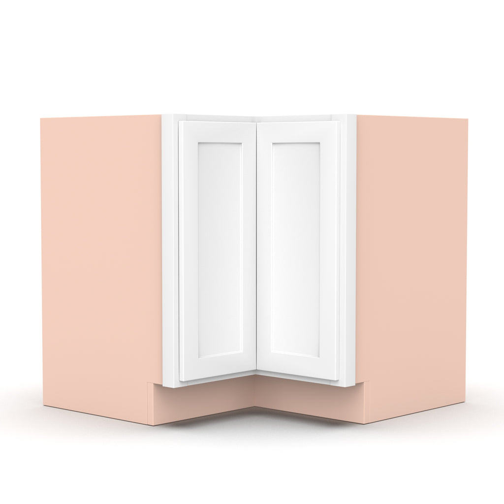 Liberty Shaker White - 36 Inch Square Corner Base Cabinet - 36