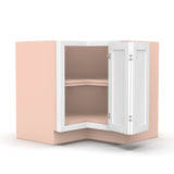 Liberty Shaker White - 36 Inch Lazy Susan Base Cabinet - 36" Width x 34.5" Height x 24" Depth