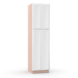 Liberty Shaker White - 24 Inch Double Door Pantry Tall Cabinet - 24" Width x 90" Height x 24" Depth