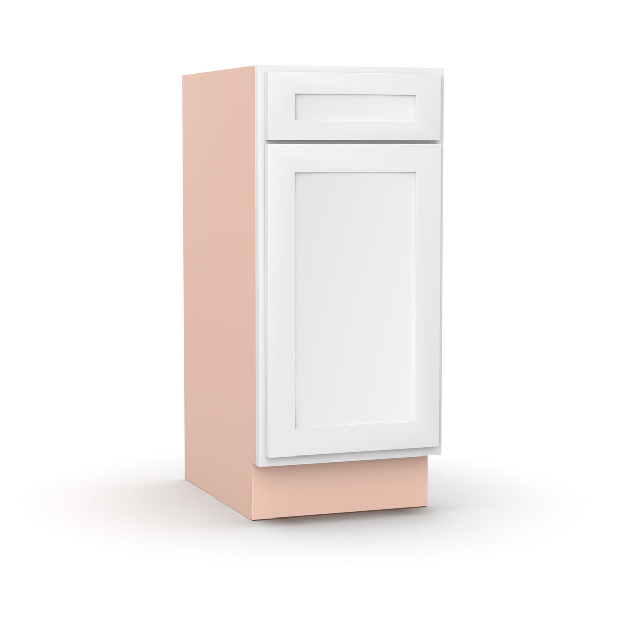 Liberty Shaker White - 15 Inch Vanity Base Cabinet - 15" Width x 34.5" Height x 21" Depth