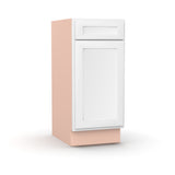 Liberty Shaker White - 15 Inch Vanity Base Cabinet - 15" Width x 34.5" Height x 21" Depth